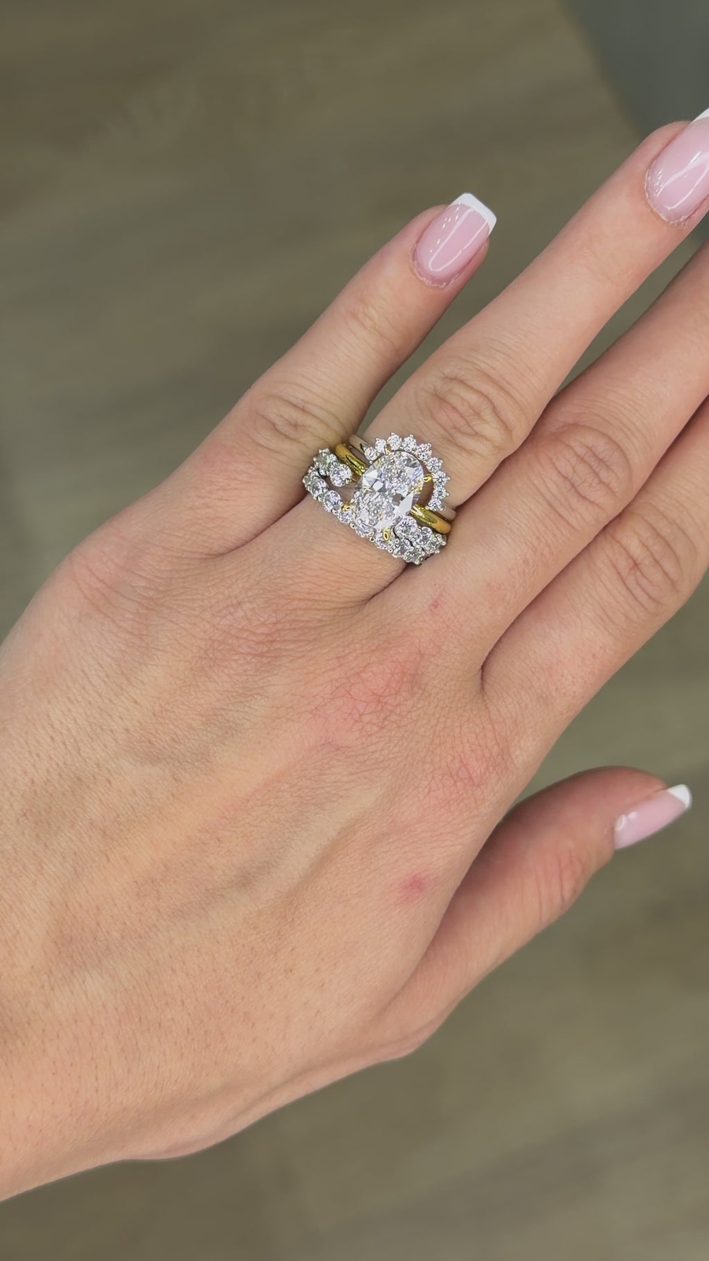 Half Moon Stacking Yüzük