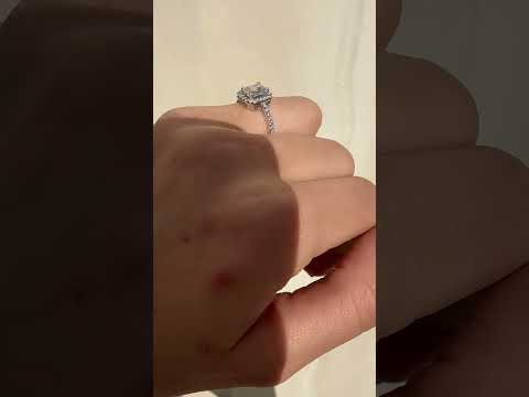 Baguette-Moissanit-Ring