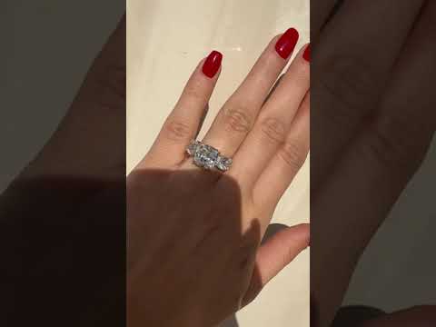 G-Color Kare Model Taşlı Tasarım Yüzük