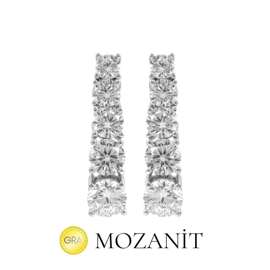 Dangling Moissanite Earrings