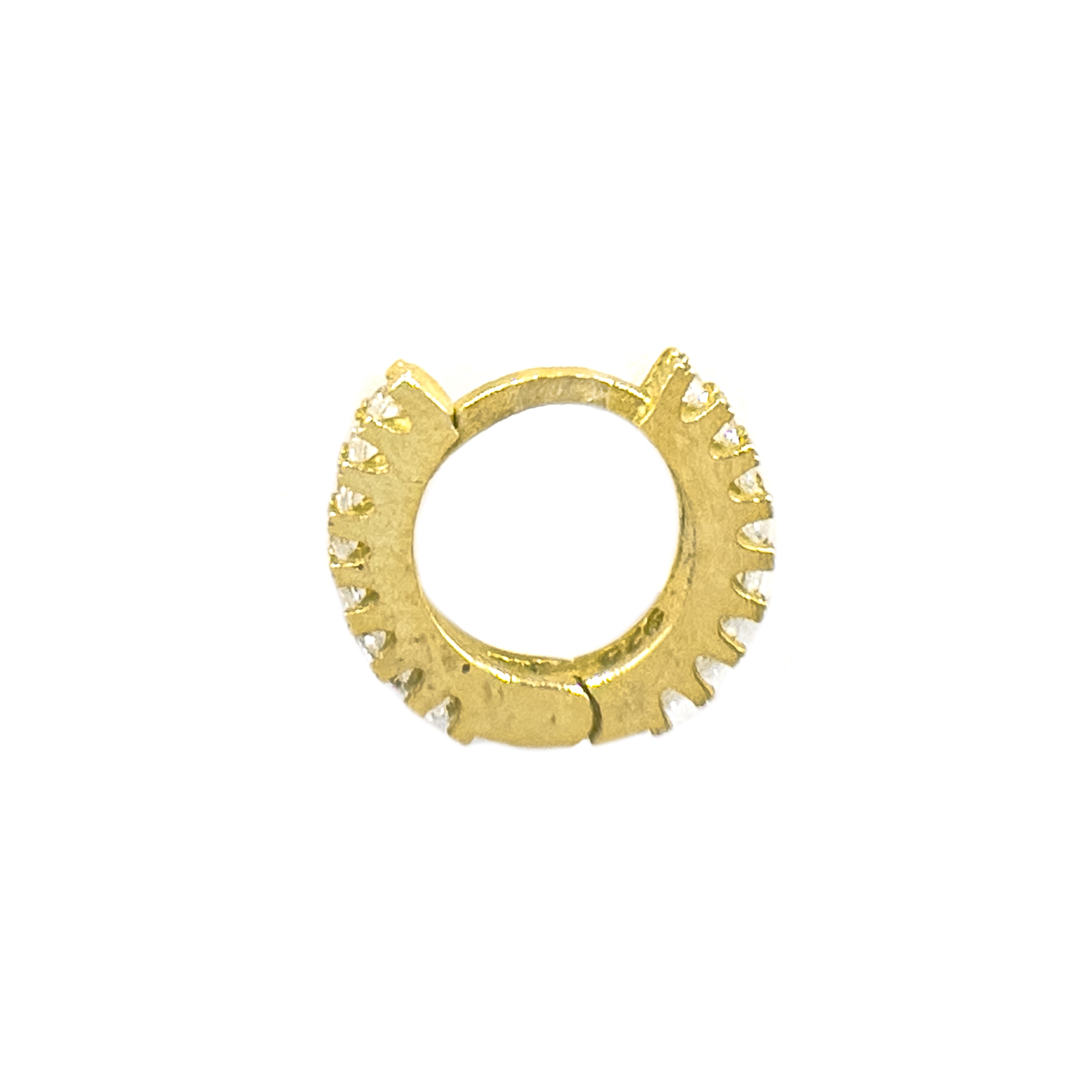 Steinring-Piercing