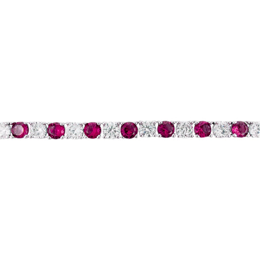 Fuchsia Stone Waterway Bracelet