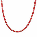 Halskette aus Varasit-Naturstein