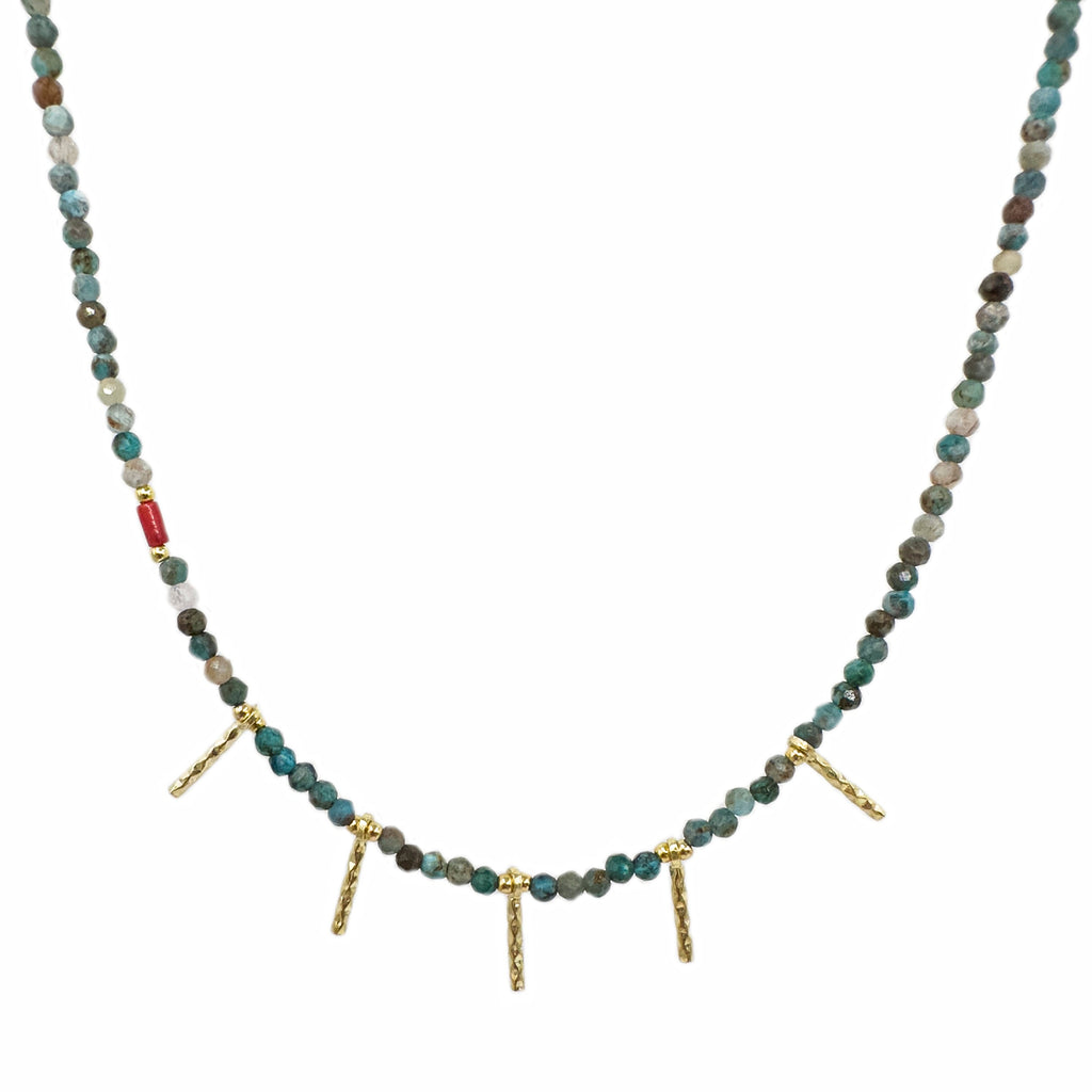 Naturstein-Halskette