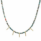 Naturstein-Halskette