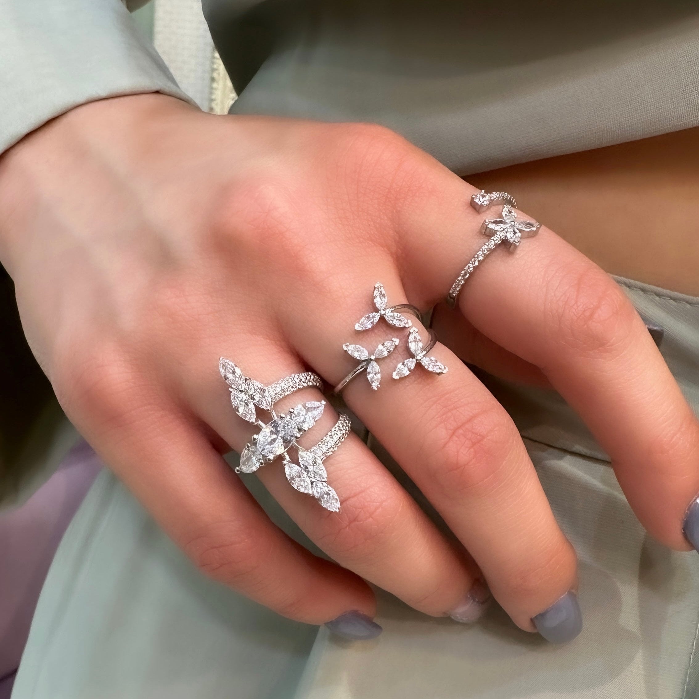 Üçlü Markiz Yüzük